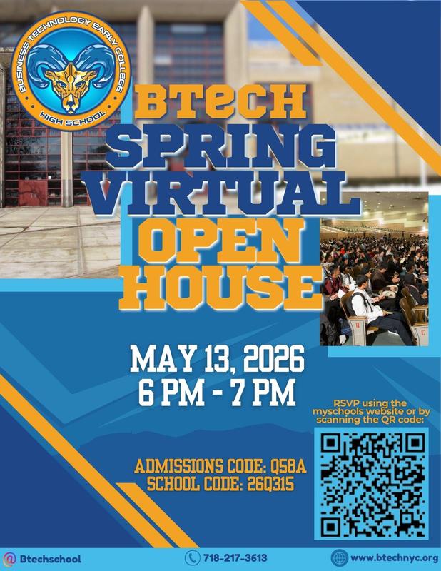 Virtual Open House 5/13/26 at 6 pm