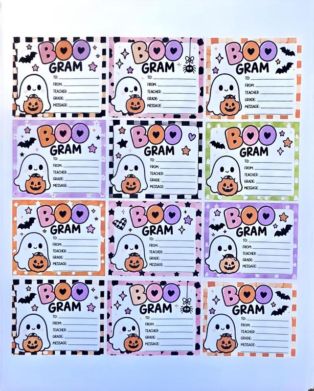 Boo Grams to fill out