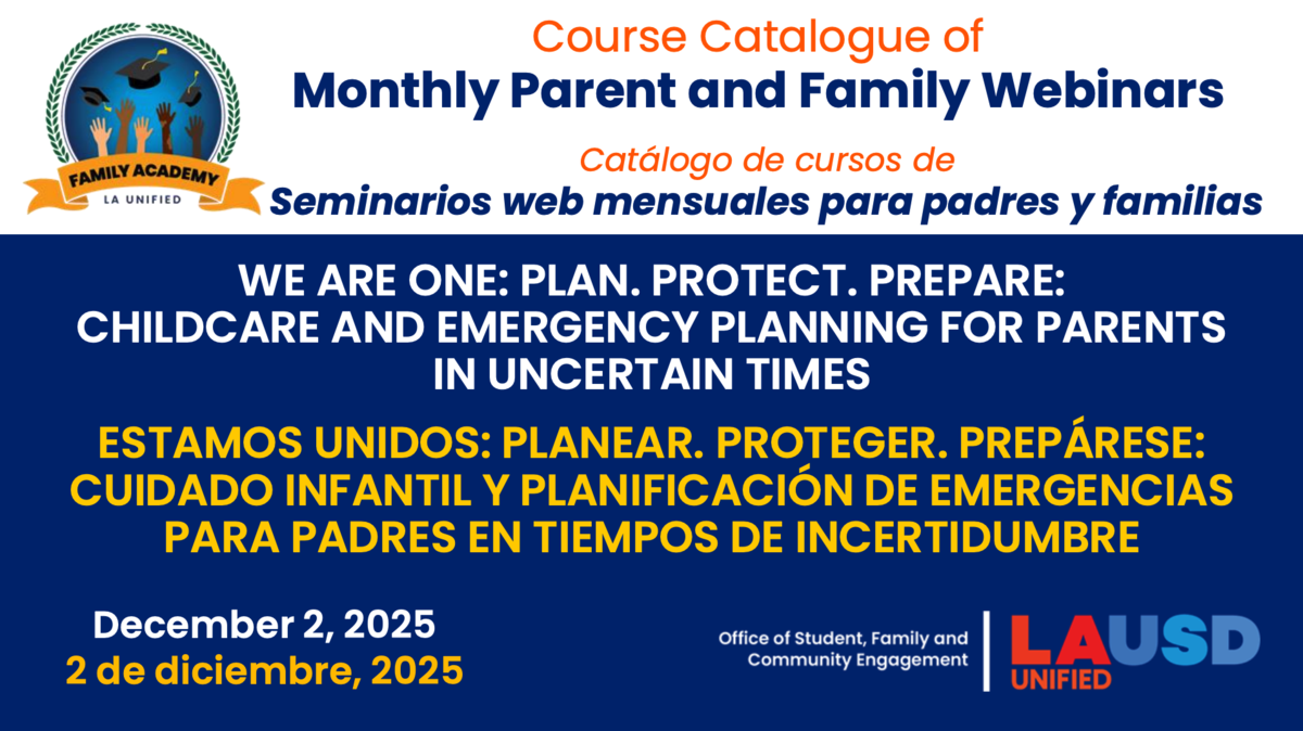 Childcare and Emergency Planning