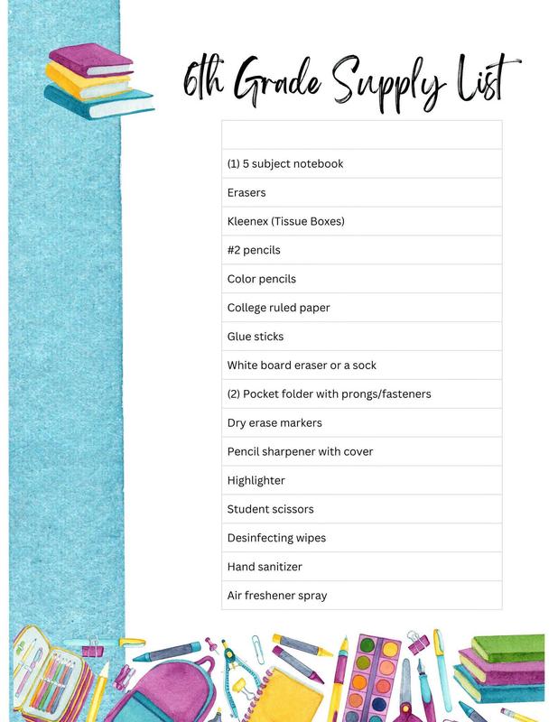 supply items