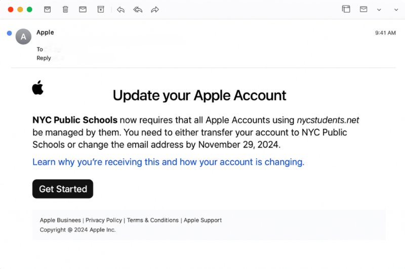 Apple email