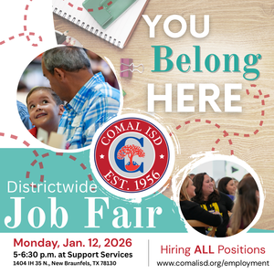 Job Fair Graphic with Date and Time