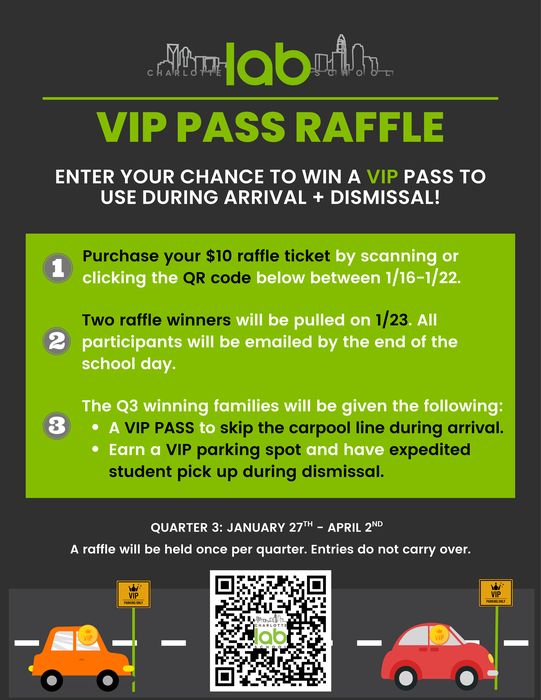 Last Day to Enter Carline Raffle Featured Photo