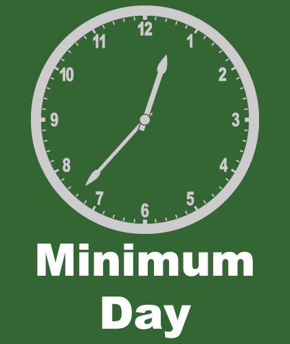 Minimum Day ends at 12:37pm