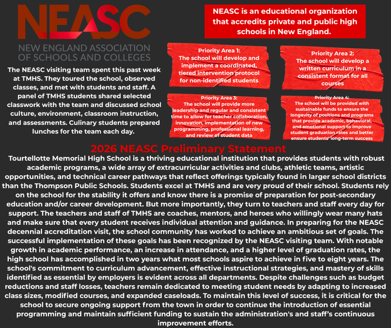 2026 NEASC (New England Associations of Schools and Colleges) Preliminary Statement