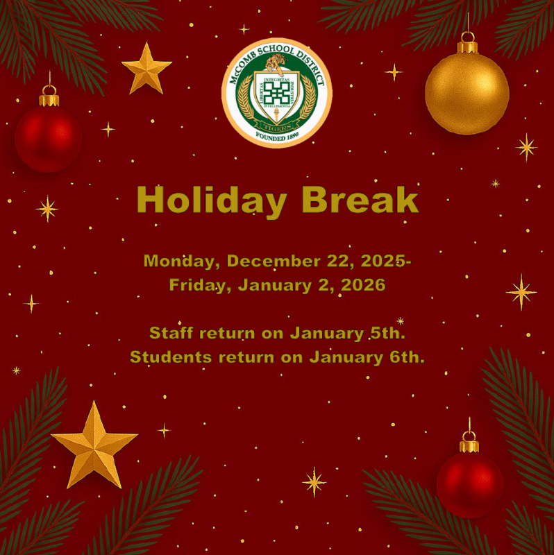 McComb School District Christmas Holidays