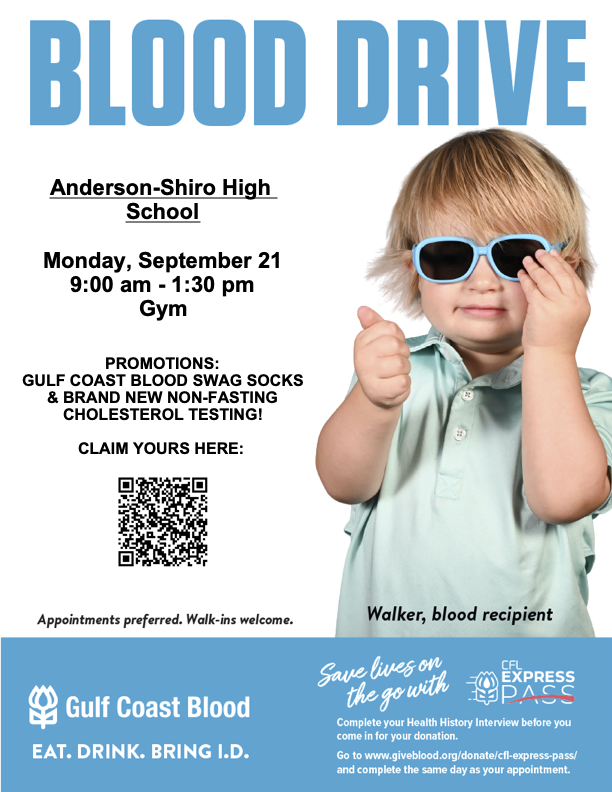 blood drive flyer