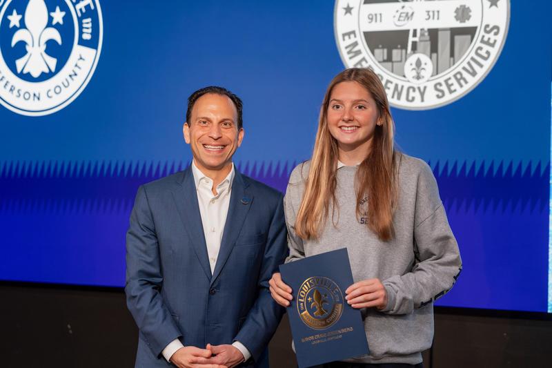 World Junior Champion Charlotte Crush '26 Recognized as Distinguished Citizen of Louisville by Mayor
