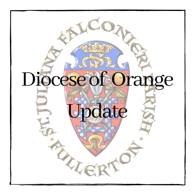 Update from the Diocese of Orange Featured Photo