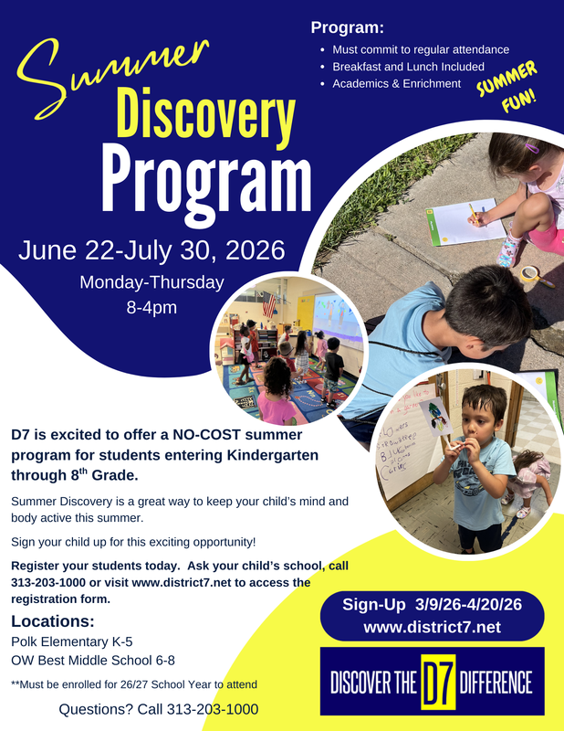 discovery program flyer