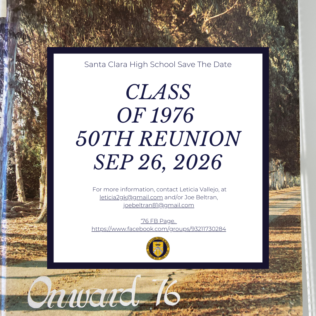 Santa Clara High School Class of 76 50th Reunion