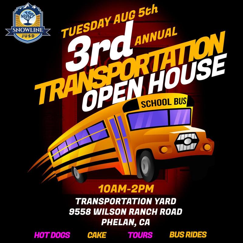 School Transportation Open House & Bus Pass Info for 2025-2026 Featured Photo