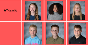 6th Grade Student of the Quarter 2Q