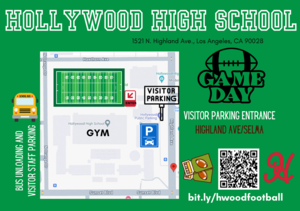 Graphic for illustration of instructions for football game