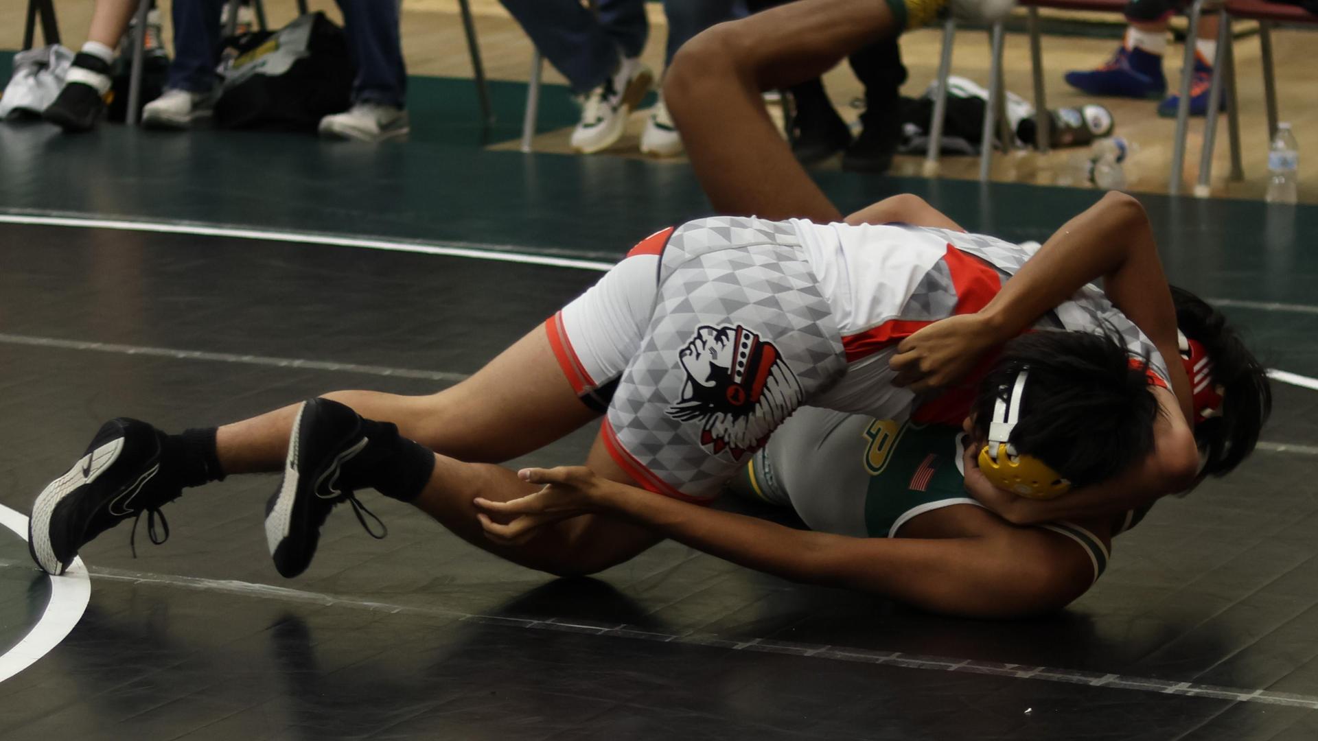 boys wrestling at liberty duals