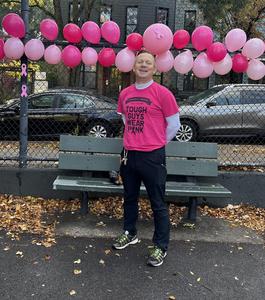 Staff wore specially designed tshirts