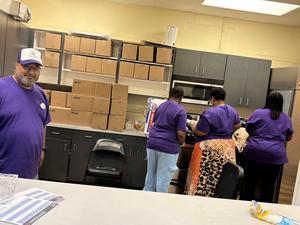 Feeding the community of Leverett's Chapel ISD.
