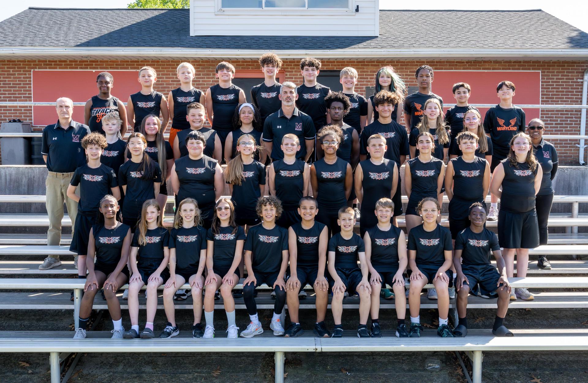 Middle School Track and Field Team Picture 2026