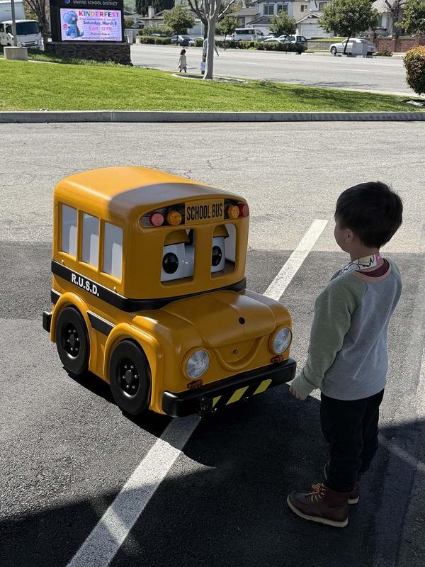 RUSD-D Transportation Mascot