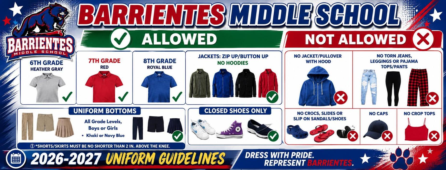 2026 - 2027 BMS Dress Code