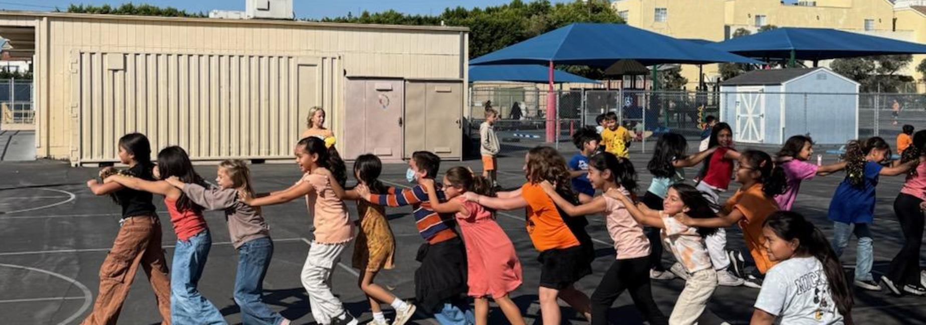Kids dancing