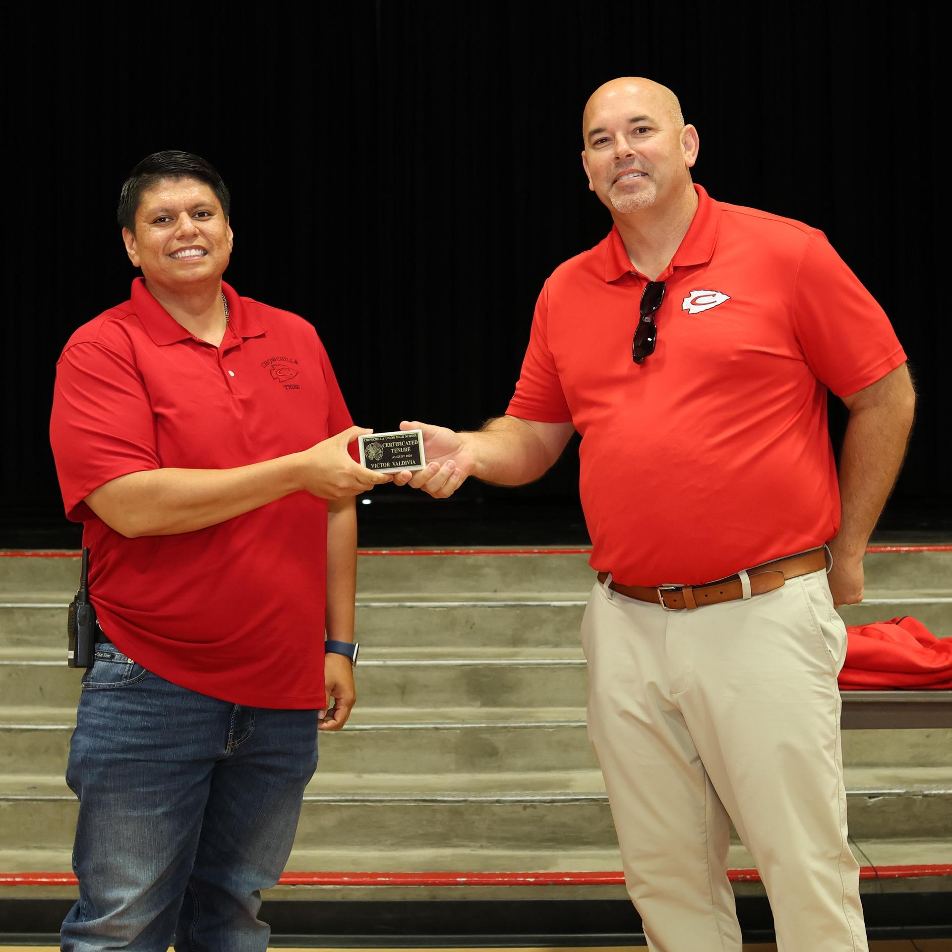 Staff getting longevity awards for length of service 14