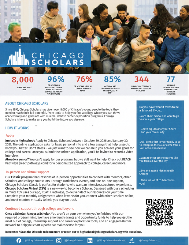 Introducing Chicago Scholars Virtual (CSV) Featured Photo
