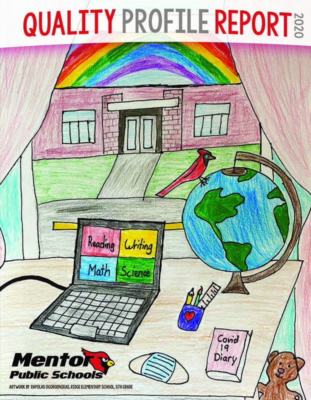 student artwork used as cover of QP report