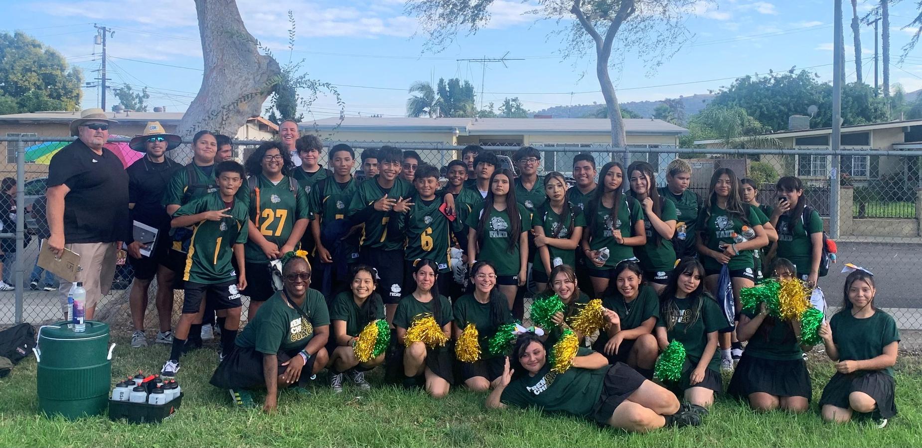 Middle School Sports Team + Cheer