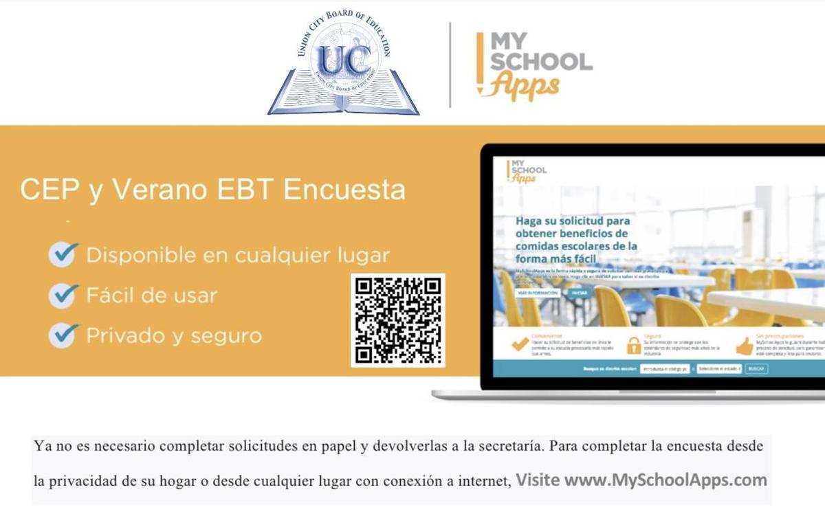 My School Apps Lunch Card-Spanish