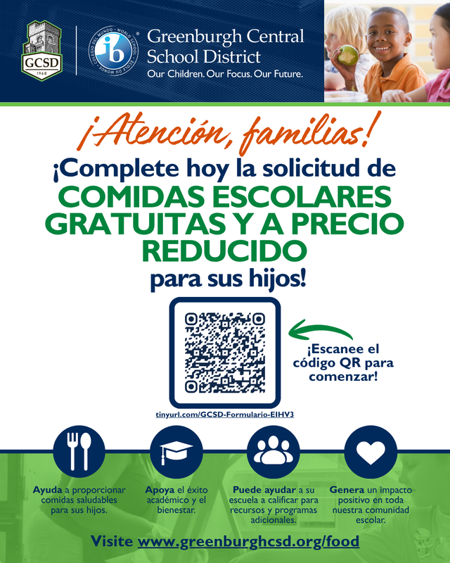 GCSD Lunch Flyer 1080 X 1350 SPANISH