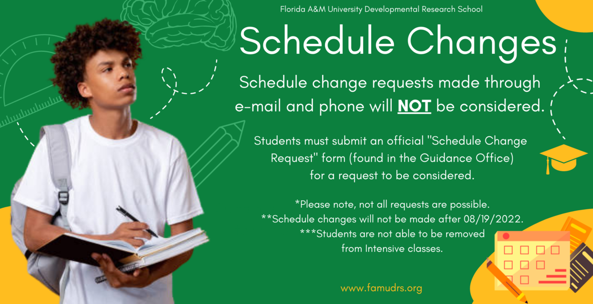 Schedule Changes Notice