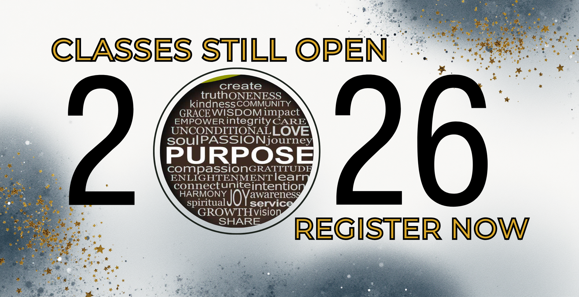 Classes Still Open, Register Now!