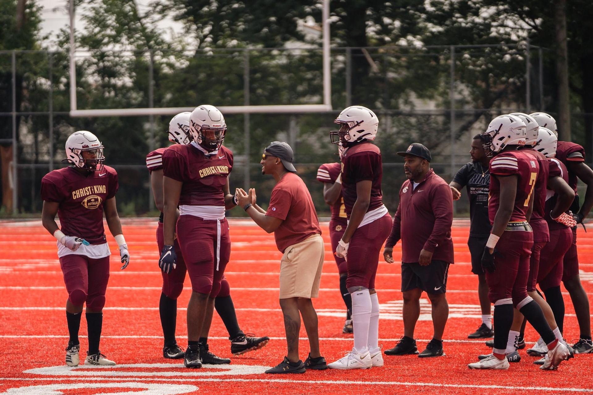 Varsity Football Fall Sports Christ The King High School