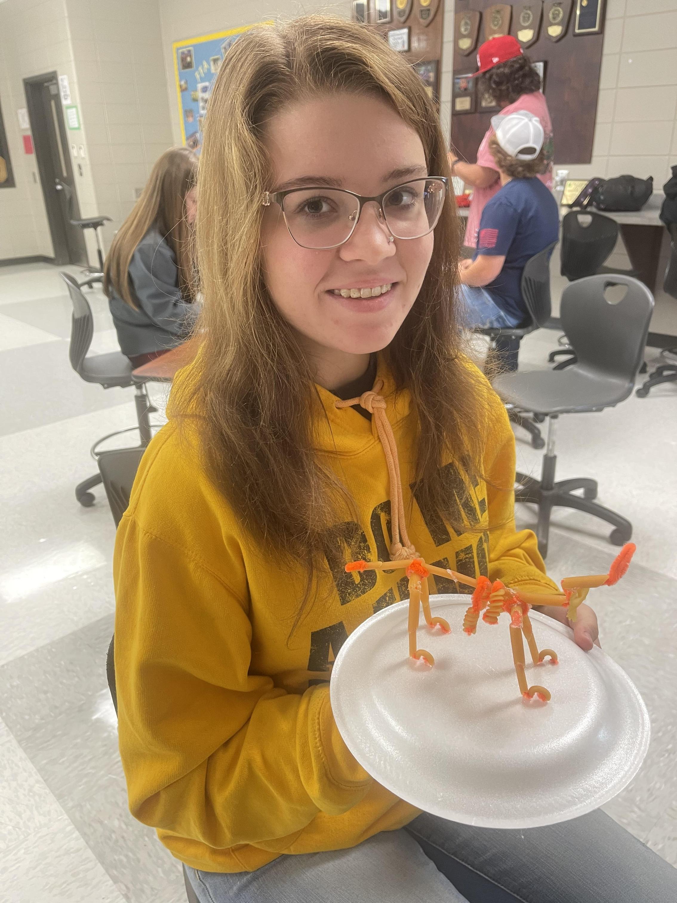 BCHS Animal Science class builds replica Cattle Skeletons Bacon