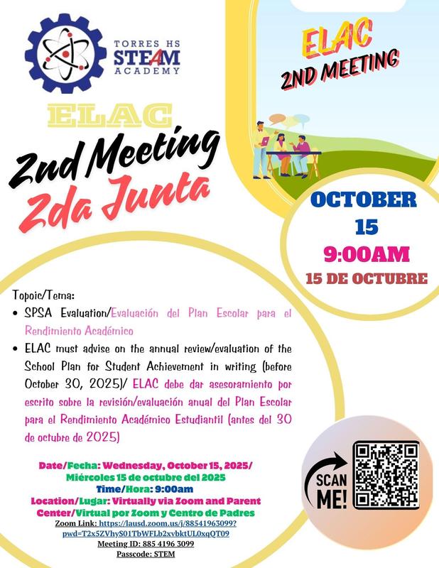 ELAC 2nd Meeting