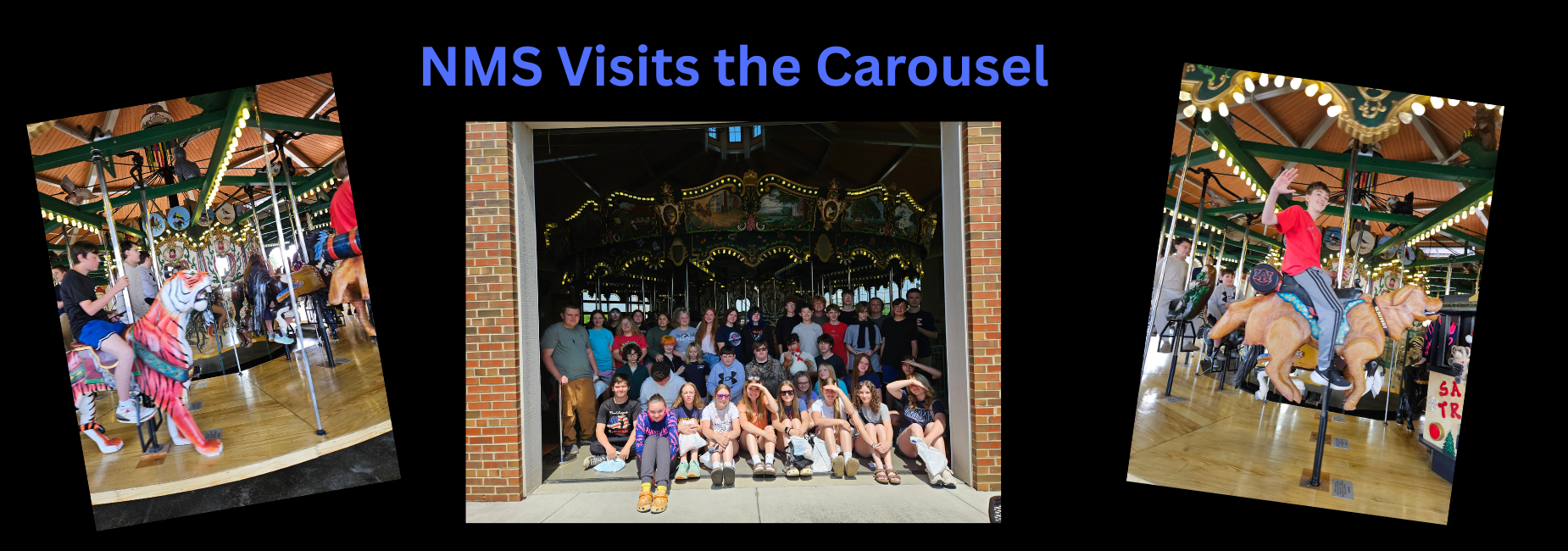 NMS students visit the carousel in Kingsport TN