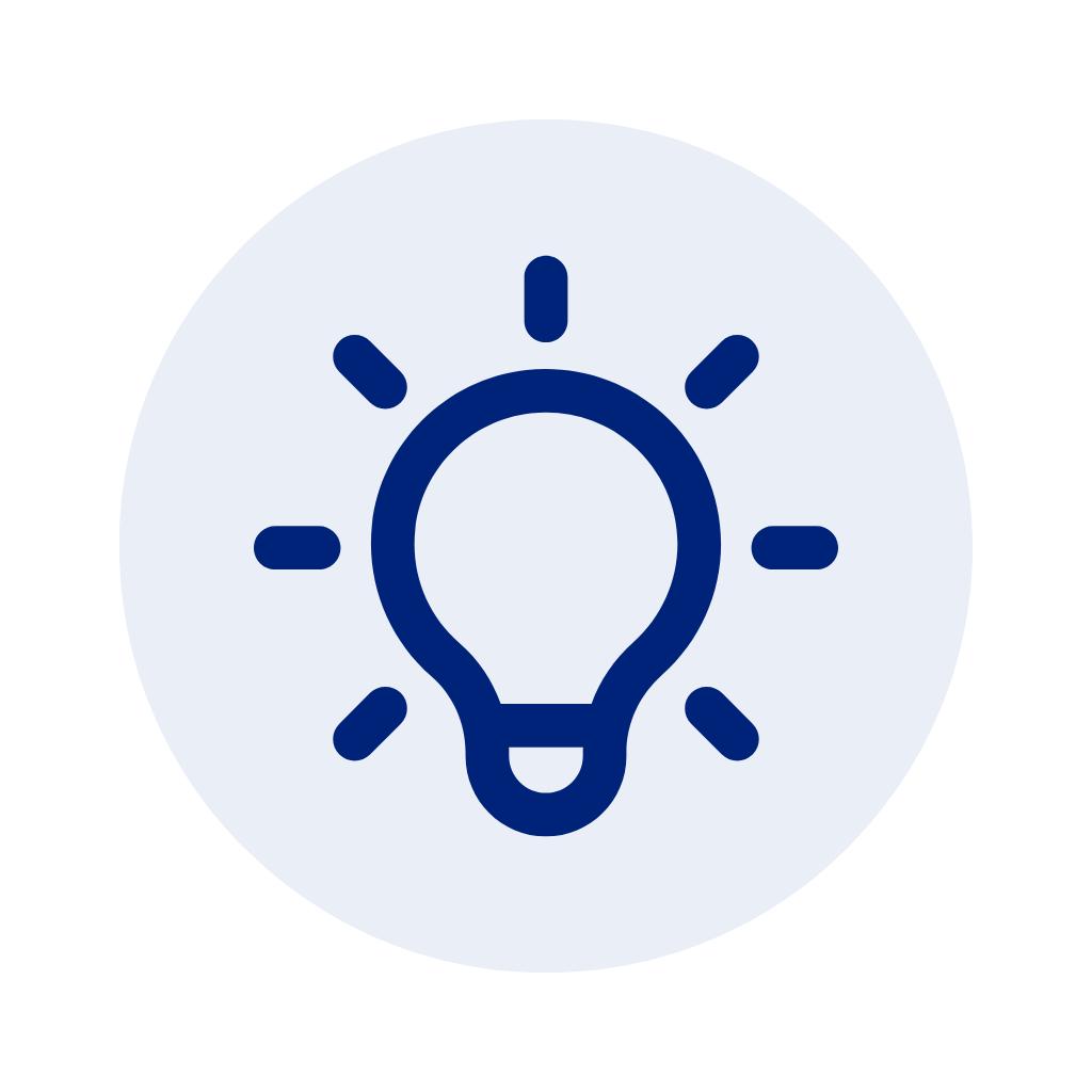 Apply learning to practice icon