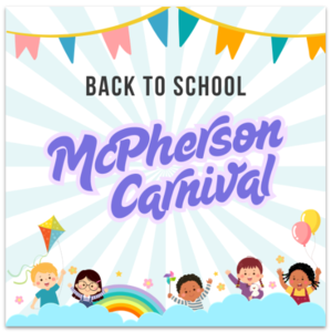 Image for McPherson back-to-school carnival.