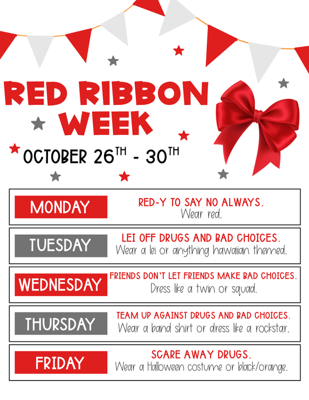 Red Ribbon Week Schedule