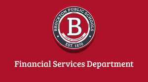 BPS logo on red background with "Financial Services Department" in white text beneath