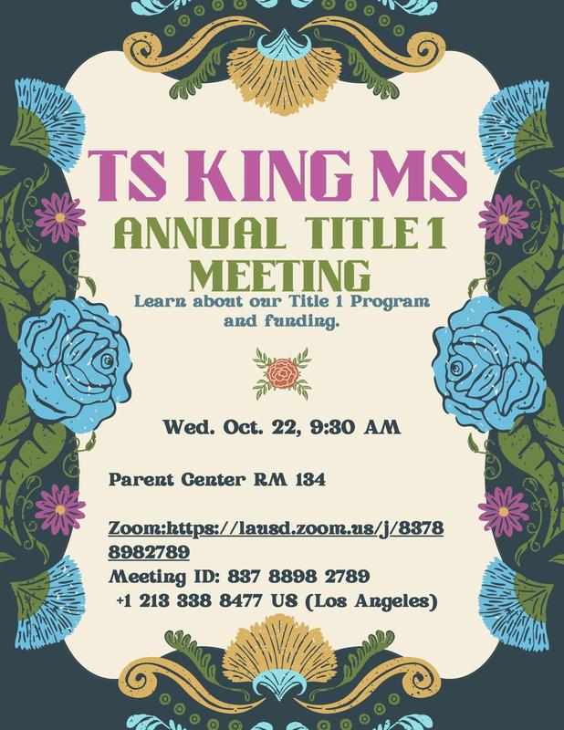 Title 1 Meeting