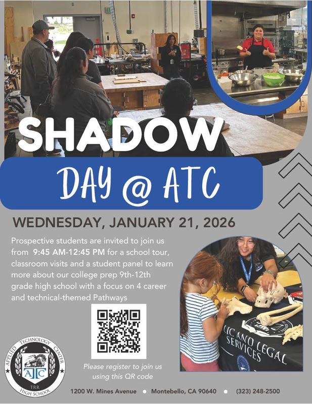 Shadow Day at ATC Flyer