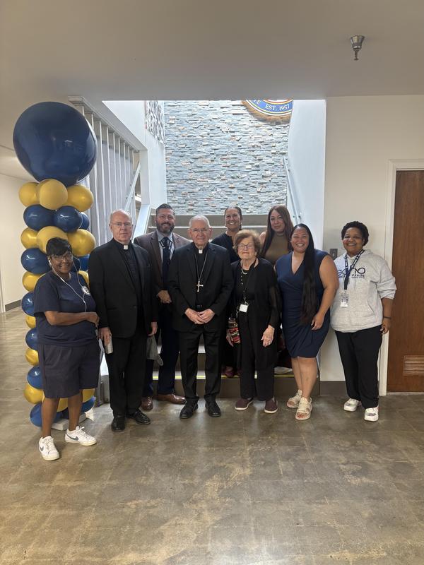Archbishop Gomez & partners visit SBCP! Featured Photo