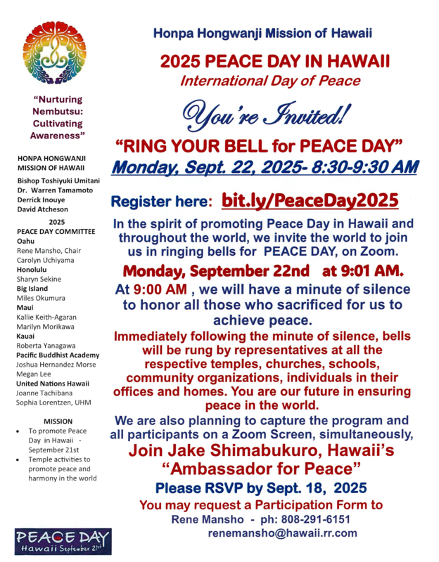 2025 Peace Day in Hawaii