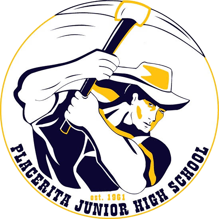 Placerita Junior High School miner logo