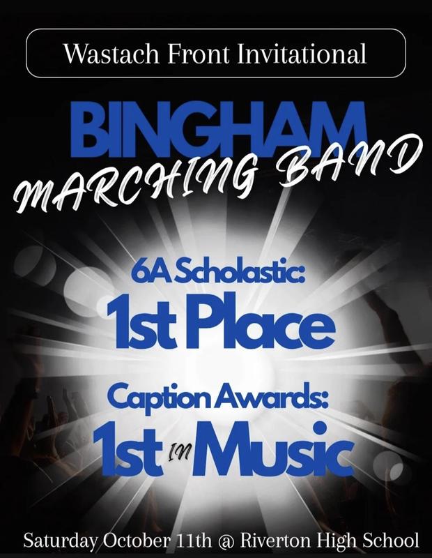 1st Place Marching Band award