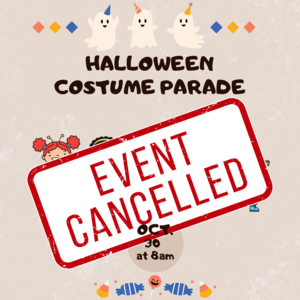 Halloween Parade Cancelled