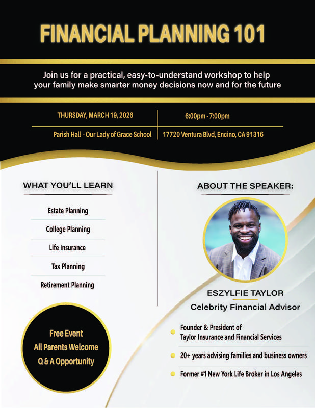 Financial Planning 101 Parent Workshop on March 19 Featured Photo