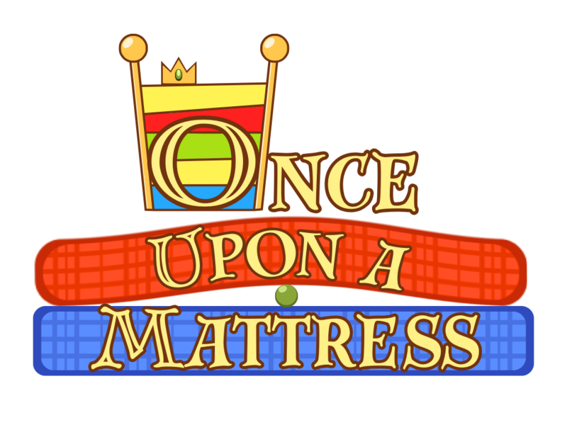 Once upon a mattress graphic words
